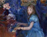 Morisot, Berthe - Lucie Leon at the Piano